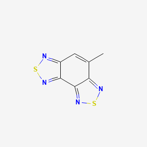 molecular formula C7H4N4S2 B11572543 4-methyl-[1,2,5]thiadiazolo[3,4-e][2,1,3]benzothiadiazole 