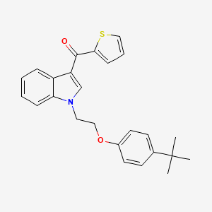 {1-[2-(4-tert-butylphenoxy)ethyl]-1H-indol-3-yl}(thiophen-2-yl)methanone