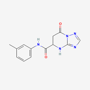 N-(3-methylphenyl)-7-oxo-4,5,6,7-tetrahydro[1,2,4]triazolo[1,5-a]pyrimidine-5-carboxamide