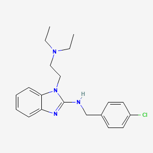 N-(4-chlorobenzyl)-1-[2-(diethylamino)ethyl]-1H-benzimidazol-2-amine