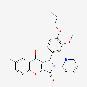 1-[3-Methoxy-4-(prop-2-en-1-yloxy)phenyl]-7-methyl-2-(pyridin-2-yl)-1,2-dihydrochromeno[2,3-c]pyrrole-3,9-dione