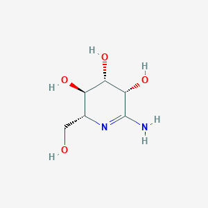 molecular formula C6H12N2O4 B115731 Mannonolactam amidrazone CAS No. 145196-57-2