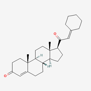 molecular formula C₂₇H₃₈O₂ B1157319 Unii-BP9gxv3Q3D 