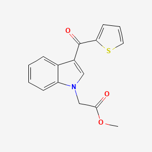 [3-(Thiophene-2-carbonyl)-indol-1-yl]-acetic acid methyl ester