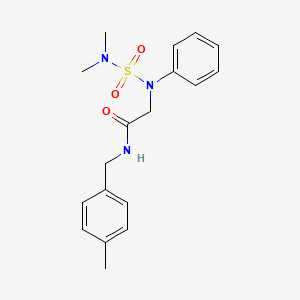 N~2~-(dimethylsulfamoyl)-N-(4-methylbenzyl)-N~2~-phenylglycinamide