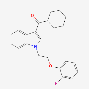 cyclohexyl{1-[2-(2-fluorophenoxy)ethyl]-1H-indol-3-yl}methanone