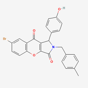 7-Bromo-1-(4-hydroxyphenyl)-2-(4-methylbenzyl)-1,2-dihydrochromeno[2,3-c]pyrrole-3,9-dione