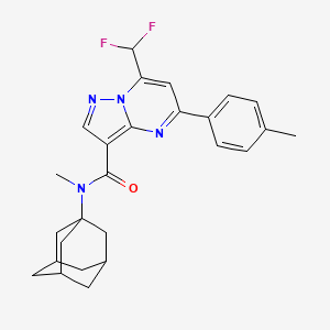 N-(Adamantan-1-YL)-7-(difluoromethyl)-N-methyl-5-(4-methylphenyl)pyrazolo[1,5-A]pyrimidine-3-carboxamide