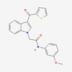 N-(3-methoxyphenyl)-2-[3-(thiophen-2-ylcarbonyl)-1H-indol-1-yl]acetamide