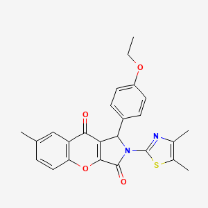 2-(4,5-Dimethyl-1,3-thiazol-2-yl)-1-(4-ethoxyphenyl)-7-methyl-1,2-dihydrochromeno[2,3-c]pyrrole-3,9-dione