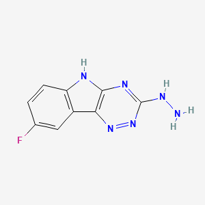 8-fluoro-3-hydrazinyl-5H-[1,2,4]triazino[5,6-b]indole