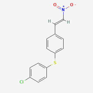 4-Chlorophenyl 4-(2-nitrovinyl)phenyl sulfide