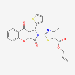 prop-2-en-1-yl 2-[3,9-dioxo-1-(thiophen-2-yl)-3,9-dihydrochromeno[2,3-c]pyrrol-2(1H)-yl]-4-methyl-1,3-thiazole-5-carboxylate