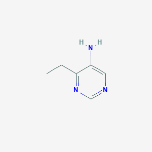molecular formula C6H9N3 B115739 4-Ethylpyrimidin-5-amine CAS No. 156817-94-6