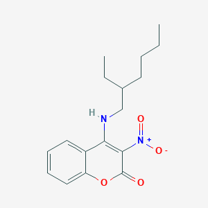 4-[(2-ethylhexyl)amino]-3-nitro-2H-chromen-2-one