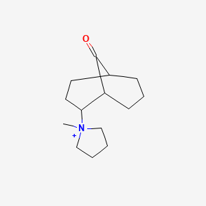 1-Methyl-1-(9-oxobicyclo[3.3.1]non-2-yl)pyrrolidinium