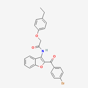 N-[2-(4-bromobenzoyl)-1-benzofuran-3-yl]-2-(4-ethylphenoxy)acetamide