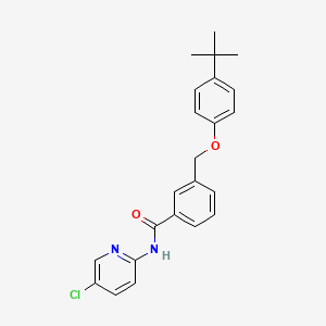 3-[(4-tert-butylphenoxy)methyl]-N-(5-chloropyridin-2-yl)benzamide