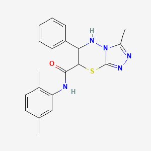 N-(2,5-dimethylphenyl)-3-methyl-6-phenyl-6,7-dihydro-5H-[1,2,4]triazolo[3,4-b][1,3,4]thiadiazine-7-carboxamide