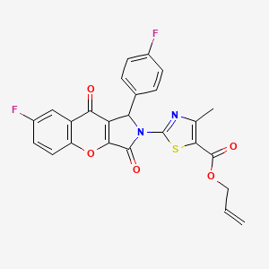 prop-2-en-1-yl 2-[7-fluoro-1-(4-fluorophenyl)-3,9-dioxo-3,9-dihydrochromeno[2,3-c]pyrrol-2(1H)-yl]-4-methyl-1,3-thiazole-5-carboxylate