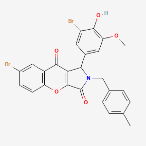 7-Bromo-1-(3-bromo-4-hydroxy-5-methoxyphenyl)-2-(4-methylbenzyl)-1,2-dihydrochromeno[2,3-c]pyrrole-3,9-dione