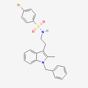 N-[2-(1-Benzyl-2-methyl-1H-indol-3-yl)-ethyl]-4-bromo-benzenesulfonamide