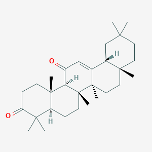 molecular formula C30H46O2 B1157472 齐墩果烯-12-烯-3,11-二酮 CAS No. 2935-32-2