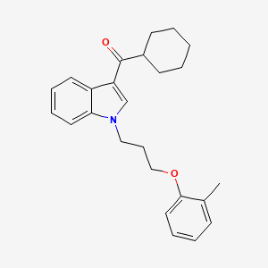 cyclohexyl{1-[3-(2-methylphenoxy)propyl]-1H-indol-3-yl}methanone