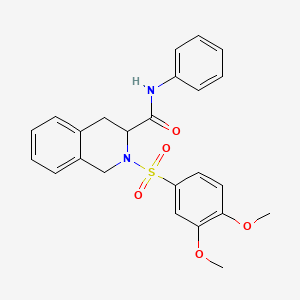 2-[(3,4-dimethoxyphenyl)sulfonyl]-N-phenyl-1,2,3,4-tetrahydroisoquinoline-3-carboxamide