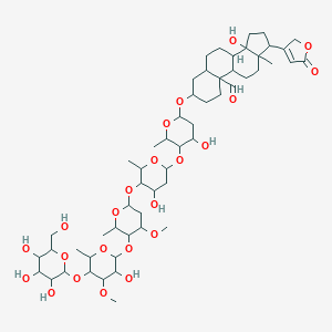 molecular formula C55H86O23 B115749 Alepposide A CAS No. 146714-05-8