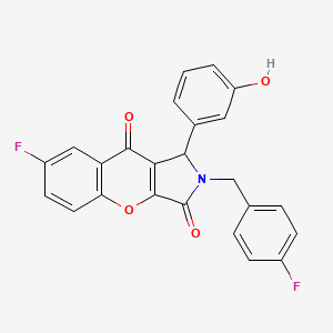 7-Fluoro-2-(4-fluorobenzyl)-1-(3-hydroxyphenyl)-1,2-dihydrochromeno[2,3-c]pyrrole-3,9-dione