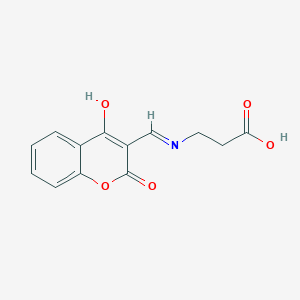 N-[(Z)-(2,4-dioxo-2H-chromen-3(4H)-ylidene)methyl]-beta-alanine