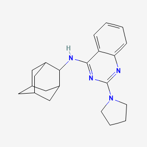 N-(Adamantan-2-YL)-2-(pyrrolidin-1-YL)quinazolin-4-amine