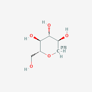 molecular formula C₅¹³CH₁₂O₅ B1157525 1-deoxy-D-[1-13C]glucopyranose 