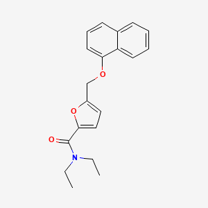 N,N-diethyl-5-[(naphthalen-1-yloxy)methyl]furan-2-carboxamide