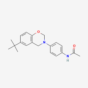 N-[4-(6-tert-butyl-2H-1,3-benzoxazin-3(4H)-yl)phenyl]acetamide