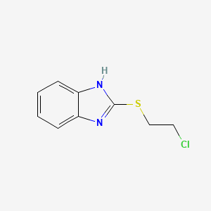 2-[(2-chloroethyl)sulfanyl]-1H-benzimidazole