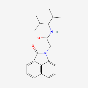 N-(1-Isopropyl-2-methyl-propyl)-2-(2-oxo-2H-benzo[cd]indol-1-yl)-acetamide