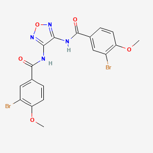 N,N'-1,2,5-oxadiazole-3,4-diylbis(3-bromo-4-methoxybenzamide)