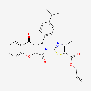 prop-2-en-1-yl 2-{3,9-dioxo-1-[4-(propan-2-yl)phenyl]-3,9-dihydrochromeno[2,3-c]pyrrol-2(1H)-yl}-4-methyl-1,3-thiazole-5-carboxylate