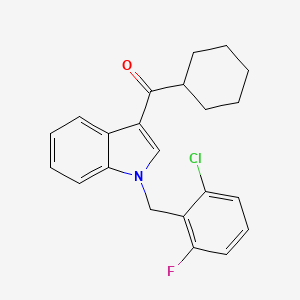 [1-(2-chloro-6-fluorobenzyl)-1H-indol-3-yl](cyclohexyl)methanone