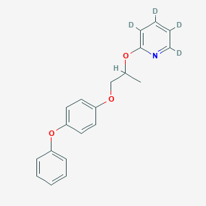 molecular formula C₂₀H₁₅D₄NO₃ B1157573 Pyriproxyfen-d4 