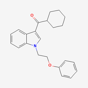 cyclohexyl[1-(2-phenoxyethyl)-1H-indol-3-yl]methanone