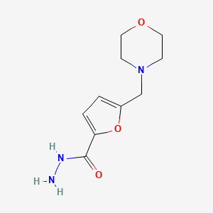 molecular formula C10H15N3O3 B11575999 5-(Morpholin-4-ylmethyl)furan-2-carbohydrazide 