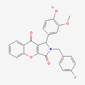 2-(4-Fluorobenzyl)-1-(4-hydroxy-3-methoxyphenyl)-1,2-dihydrochromeno[2,3-c]pyrrole-3,9-dione