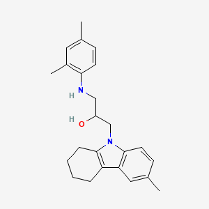 1-[(2,4-dimethylphenyl)amino]-3-(6-methyl-1,2,3,4-tetrahydro-9H-carbazol-9-yl)propan-2-ol