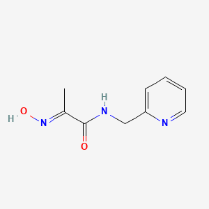 (2E)-2-(hydroxyimino)-N-(pyridin-2-ylmethyl)propanamide