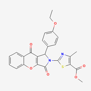 methyl 2-[1-(4-ethoxyphenyl)-3,9-dioxo-3,9-dihydrochromeno[2,3-c]pyrrol-2(1H)-yl]-4-methyl-1,3-thiazole-5-carboxylate