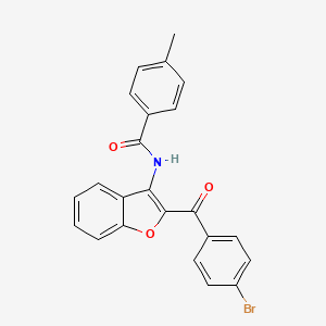 N-[2-(4-bromobenzoyl)-1-benzofuran-3-yl]-4-methylbenzamide