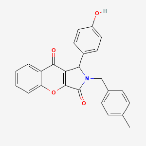 1-(4-Hydroxyphenyl)-2-(4-methylbenzyl)-1,2-dihydrochromeno[2,3-c]pyrrole-3,9-dione